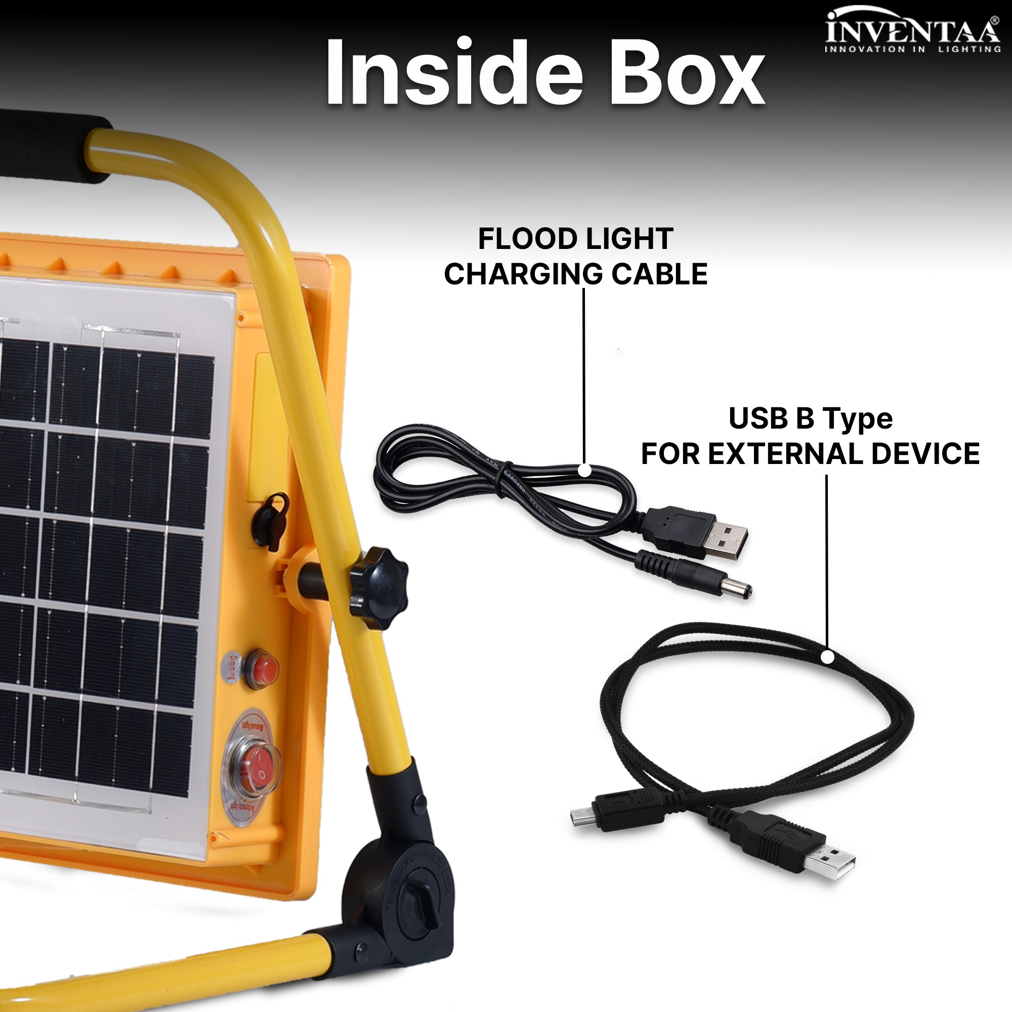 Stamina LED Solar Emergency Flood Light Box Enclosure