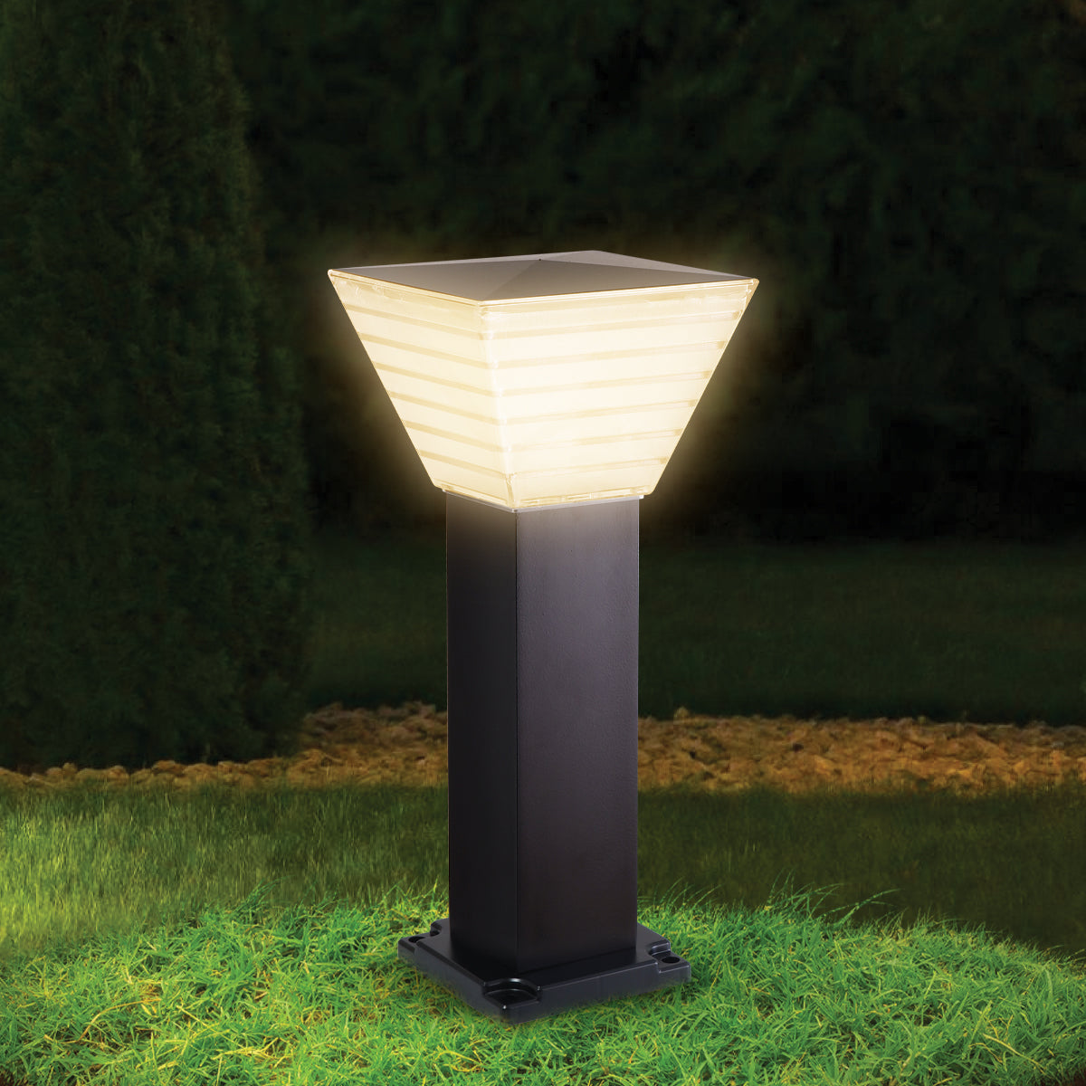 12W Villa Outdoor LED Garden Bollard Light – Waterproof Outdoor Landscape Pathway Light