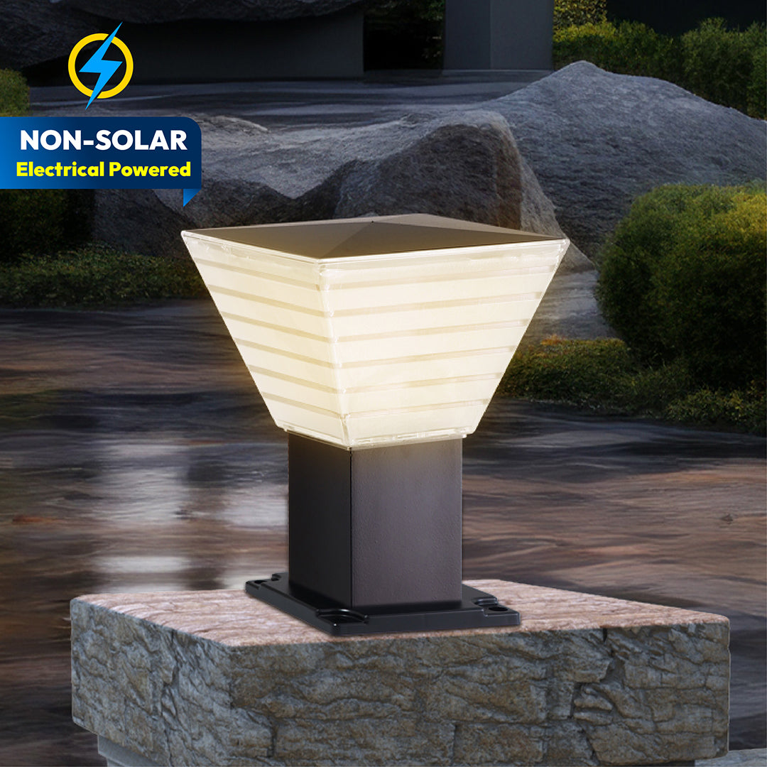 Villa 12W Gate Pillar Lights LED Modern Outdoor Entrance