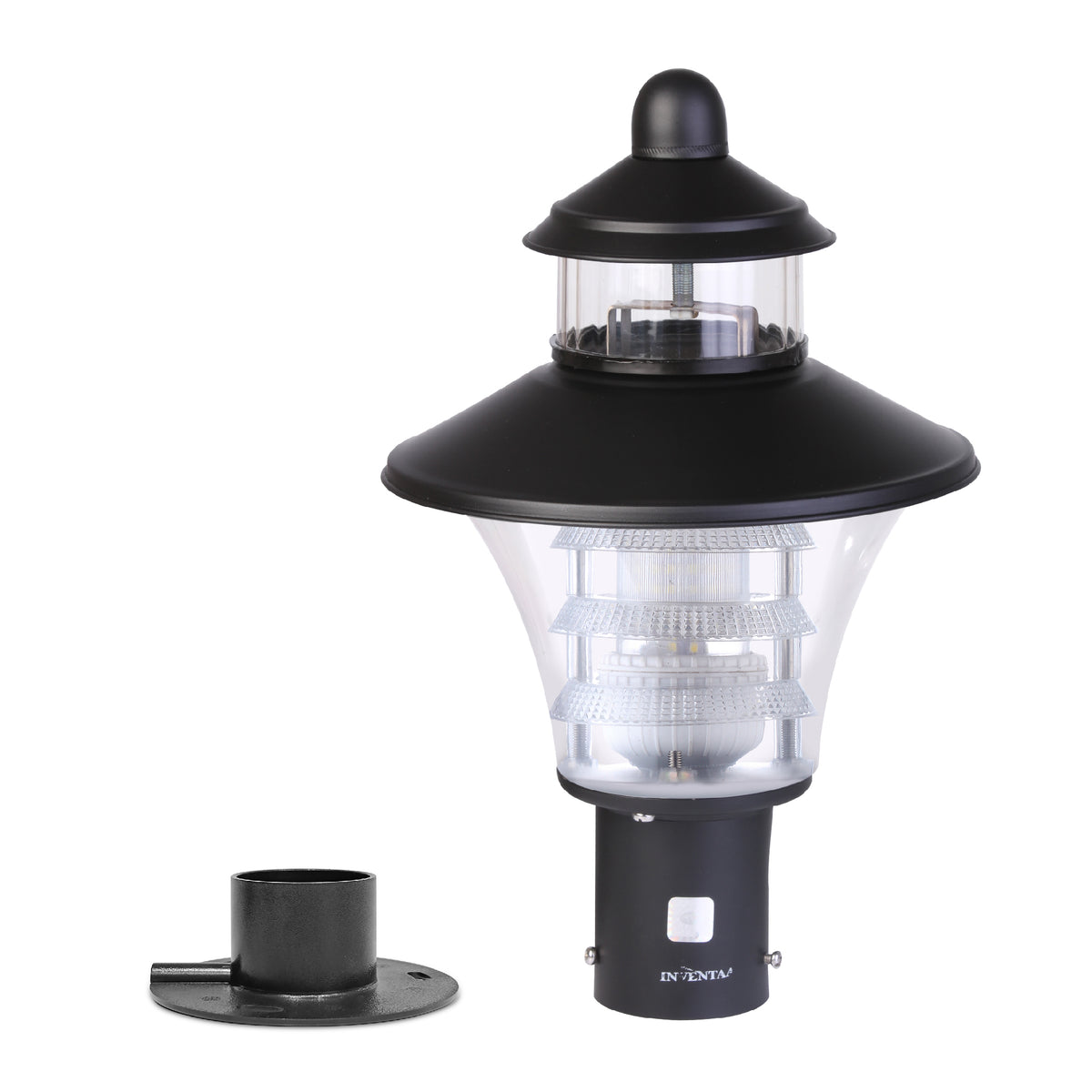 Viva Gate Pillar Lights 12W LED - Modern Exterior Door Light