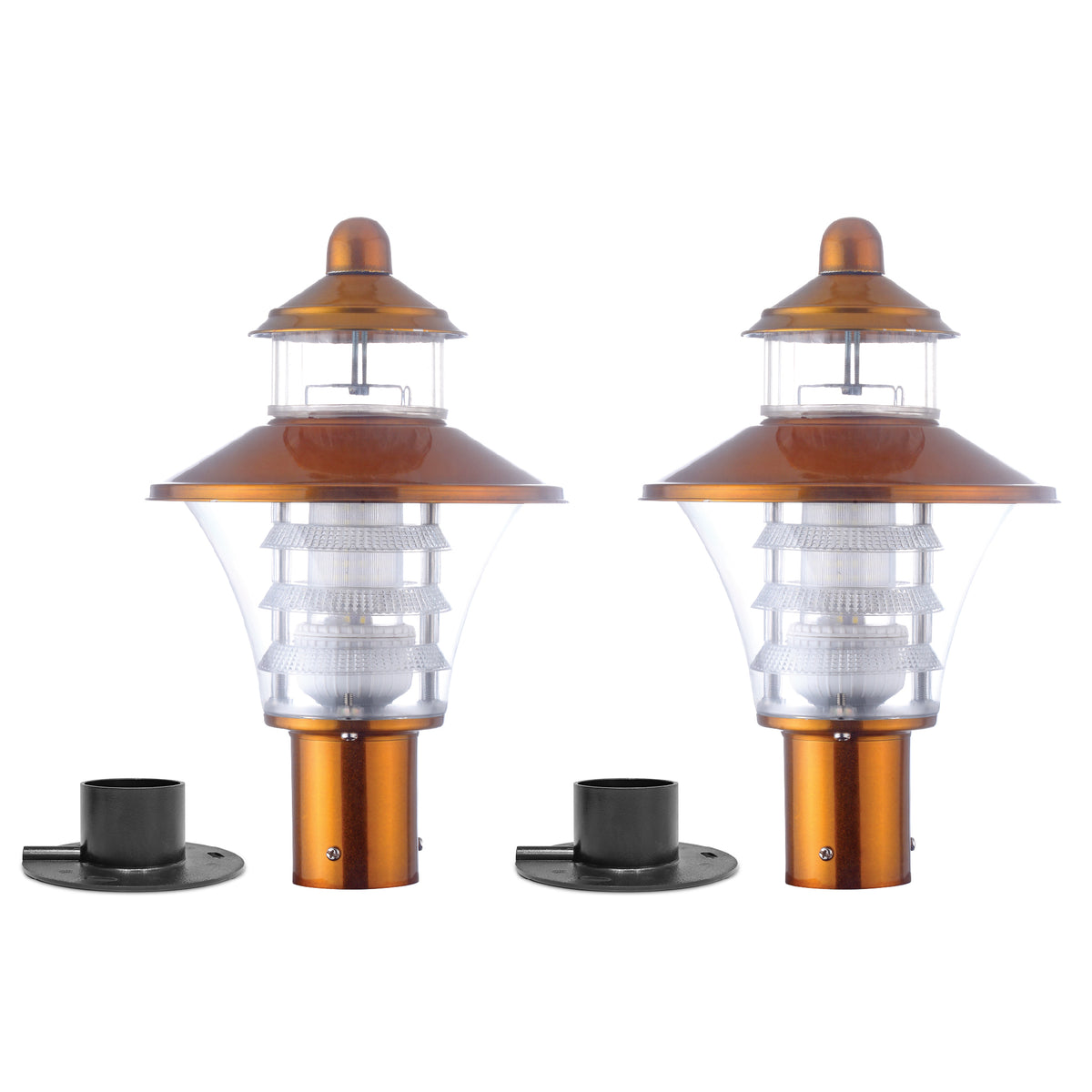 Viva Gate Pillar Lights 12W LED - Modern Exterior Door Light