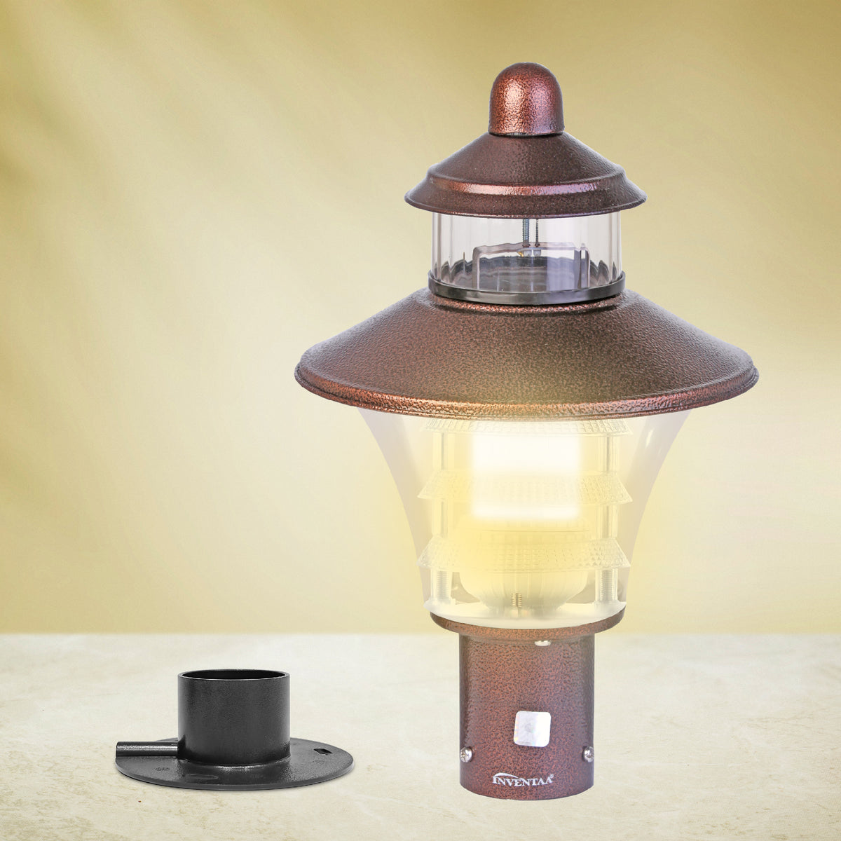 Viva Gate Pillar Lights 12W LED - Modern Exterior Door Light