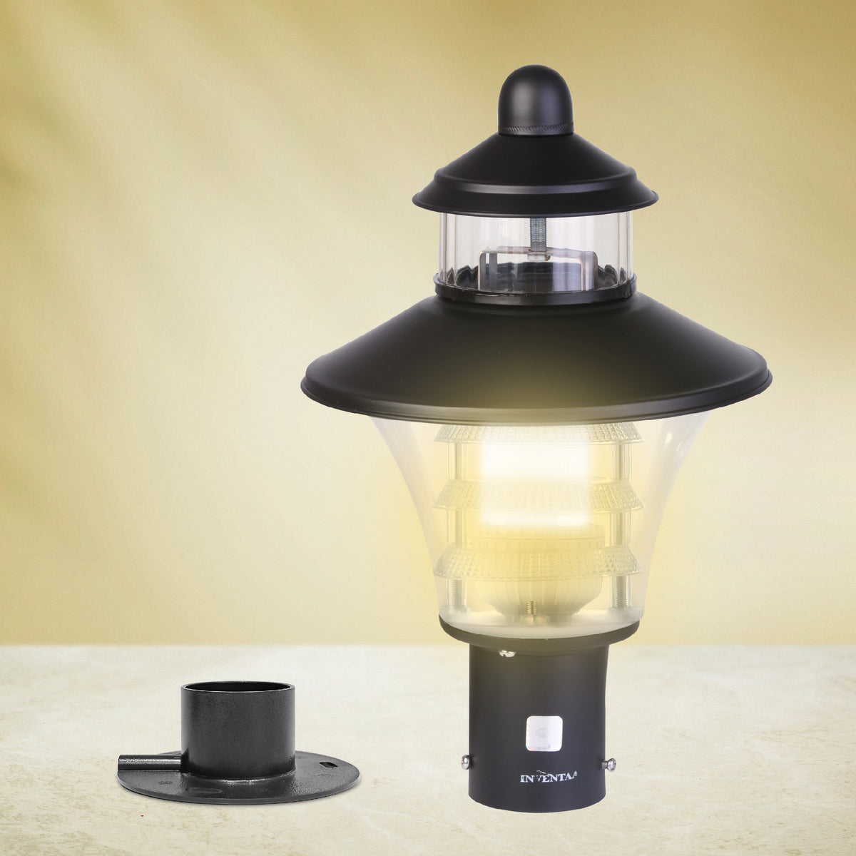 Viva Gate Pillar Lights 12W LED - Modern Exterior Door Light
