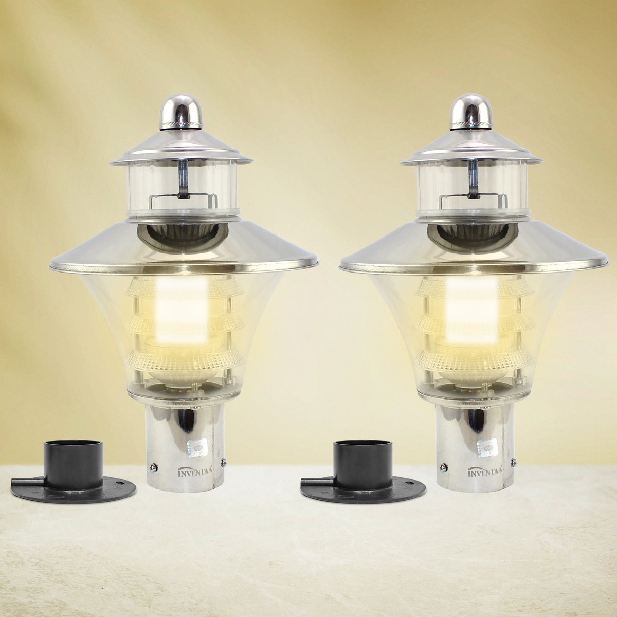 Viva Gate Pillar Lights 12W LED - Modern Exterior Door Light