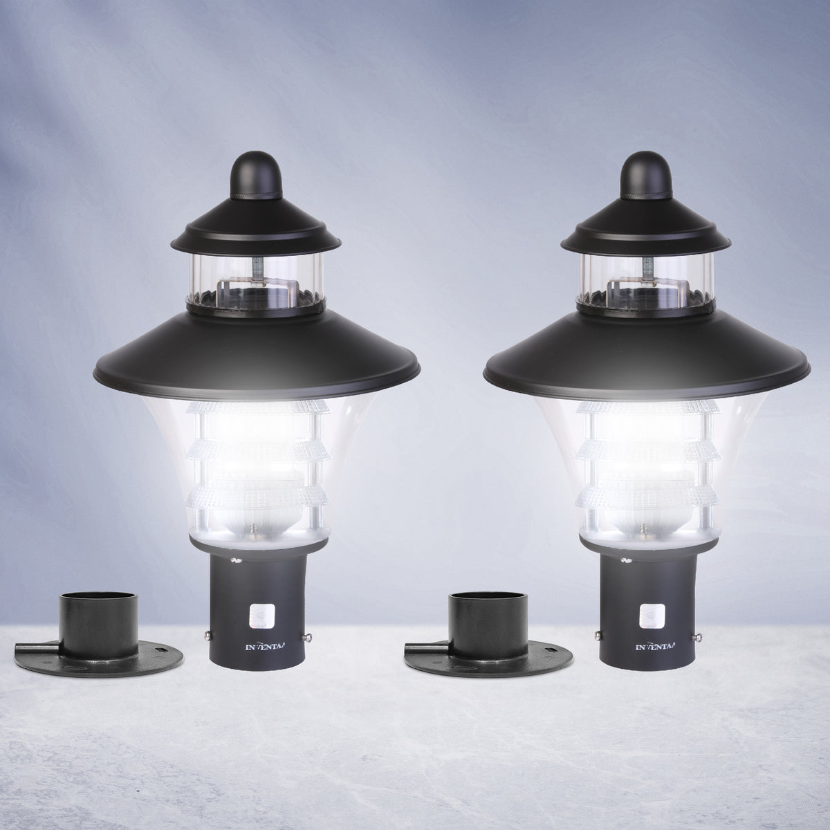 Viva Gate Pillar Lights 12W LED - Modern Exterior Door Light