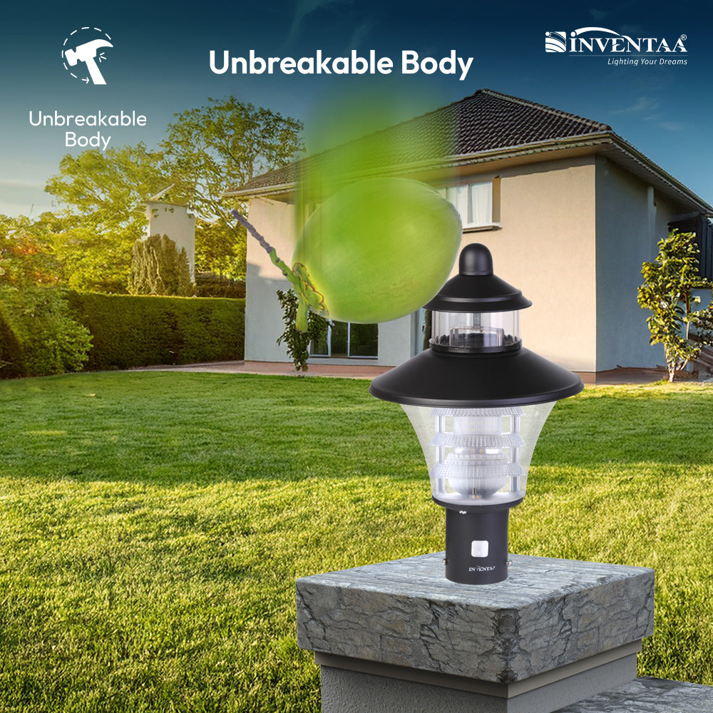 Viva Gate Pillar Lights 12W LED - Modern Exterior Door Light