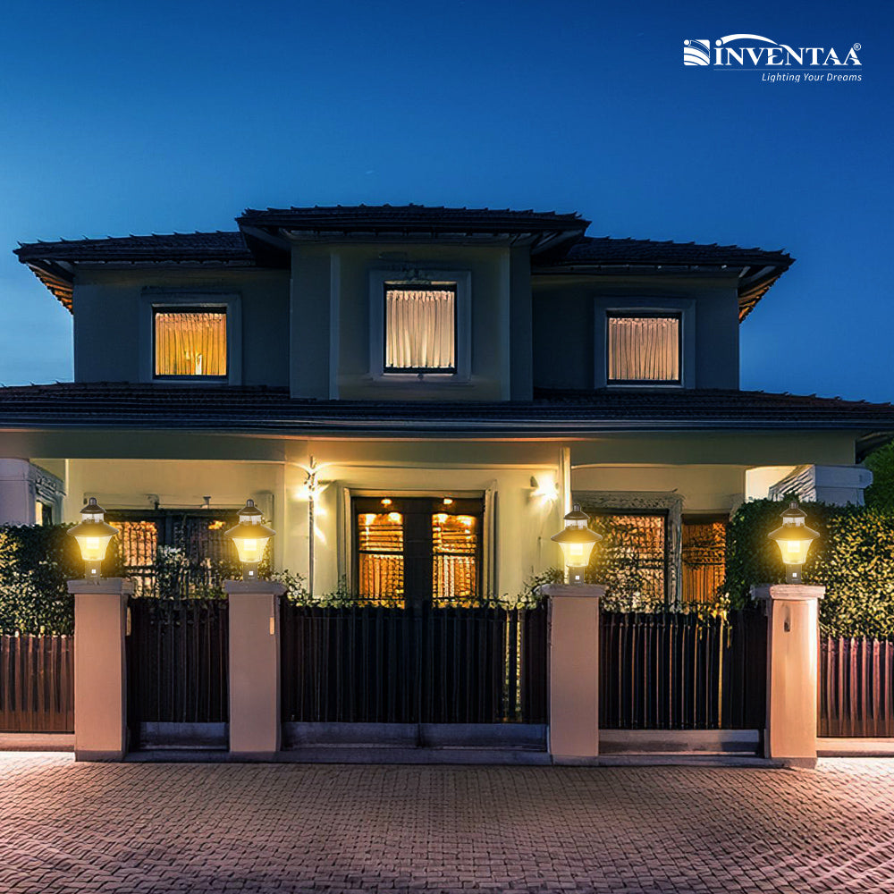 Viva Gate Pillar Lights 12W LED - Modern Exterior Door Light