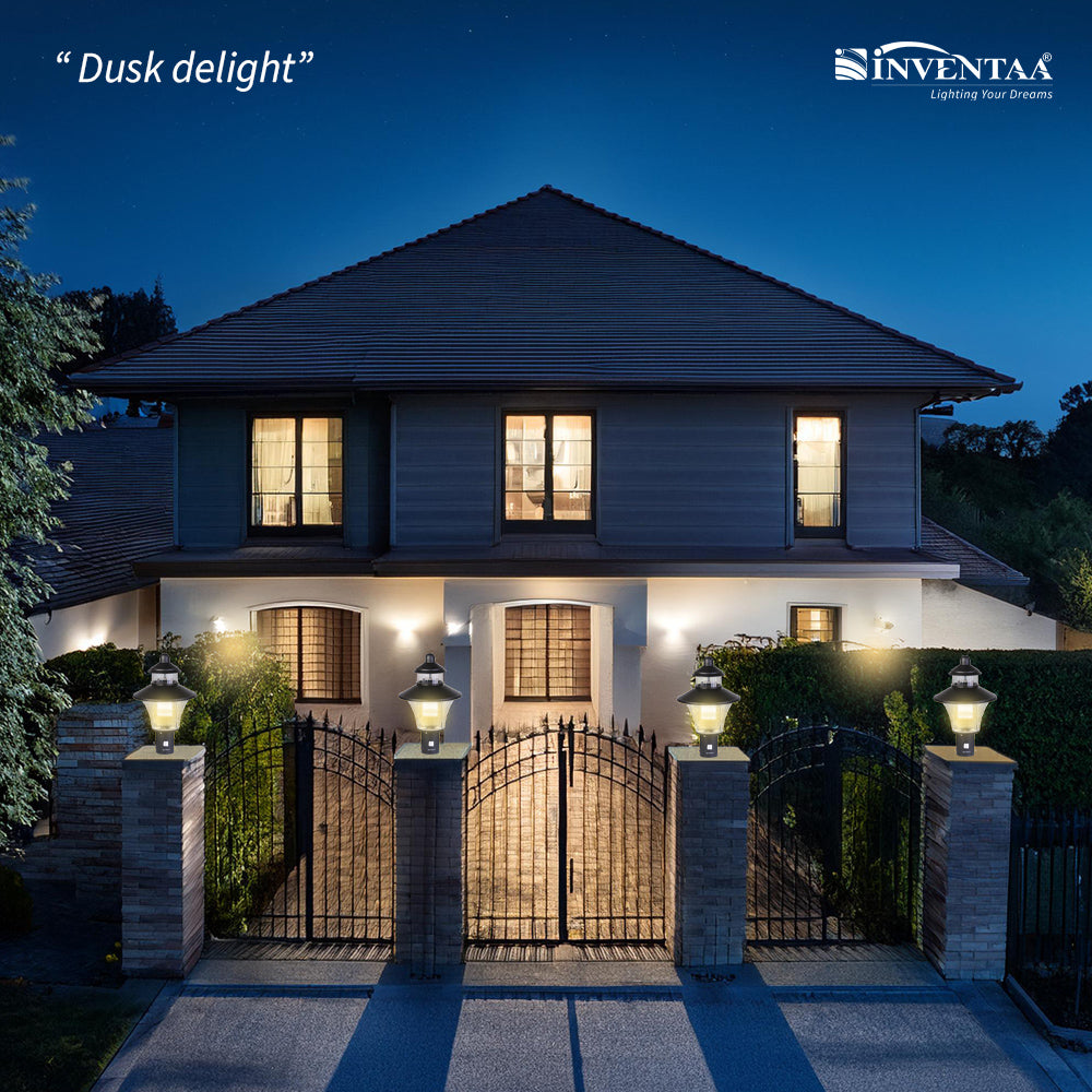 Viva Gate Pillar Lights 12W LED - Modern Exterior Door Light