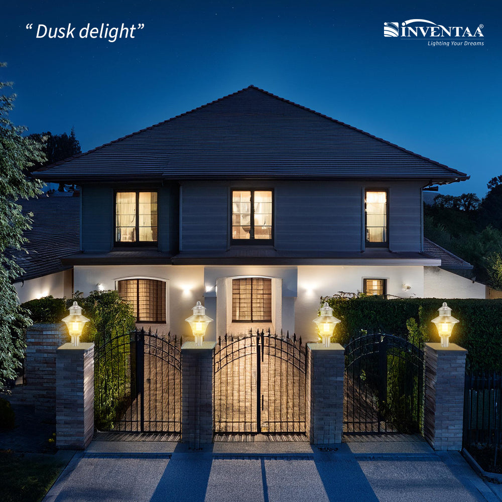 Viva Gate Pillar Lights 12W LED - Modern Exterior Door Light