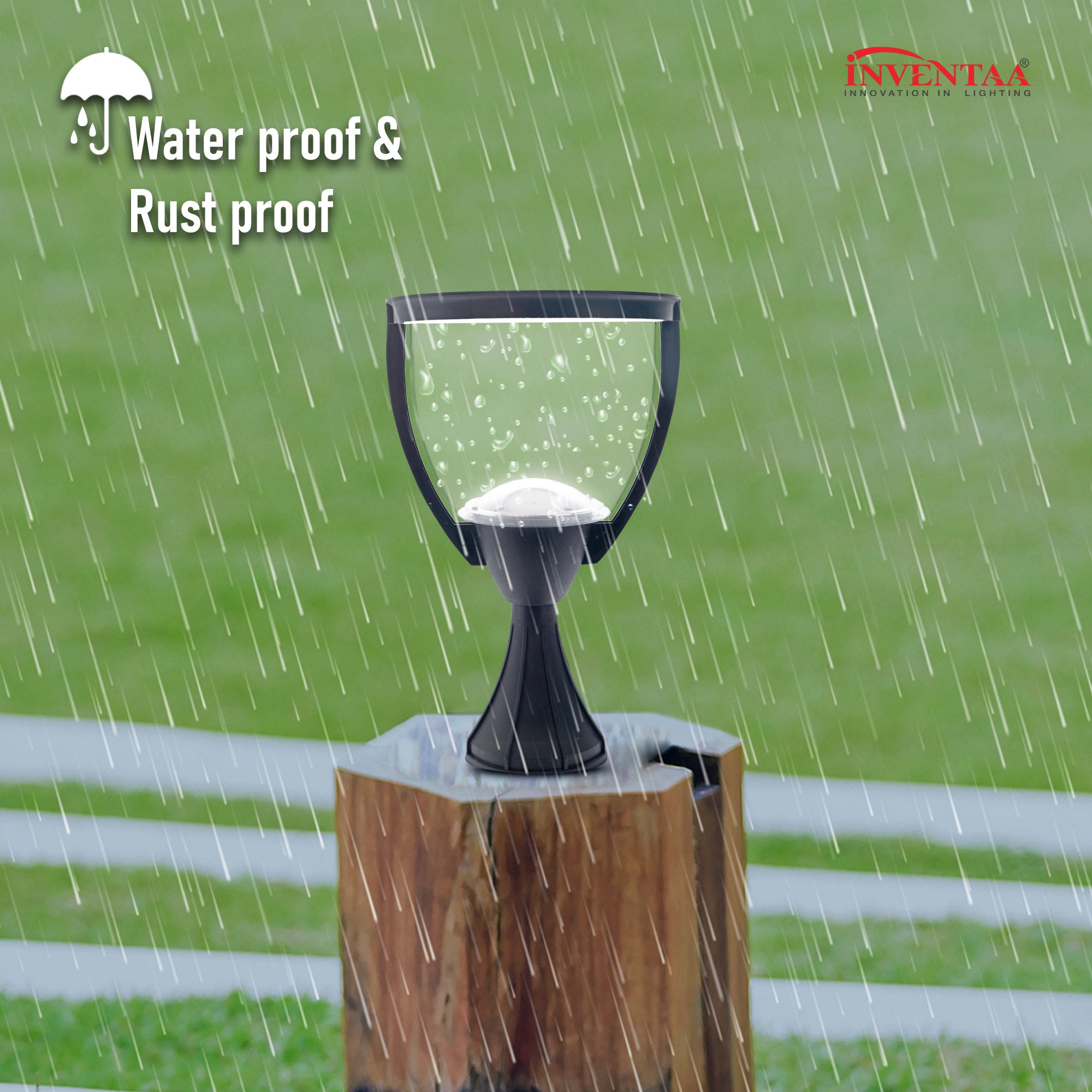 Glenda Glitter 20W LED Gate Light - Modern Exterior Door Light