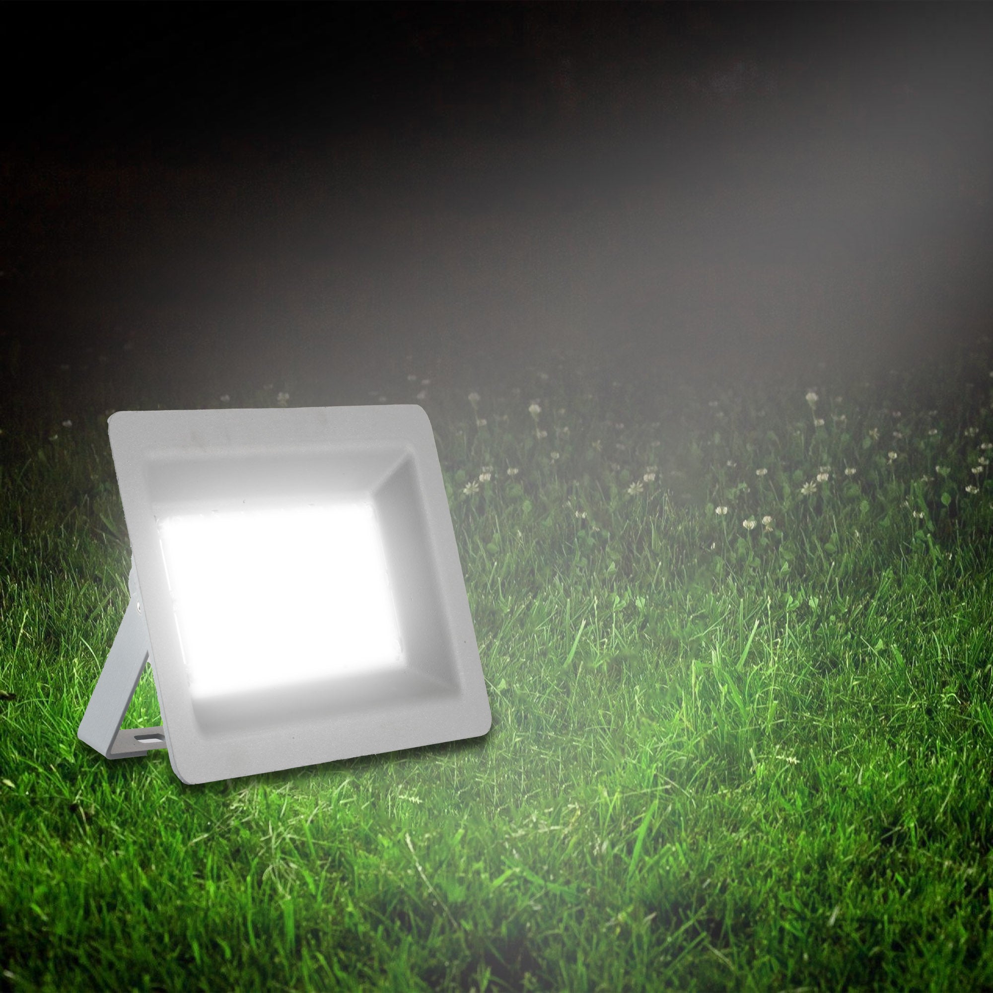 Zeva 30W led flood light emitting cool white glow #watts_30w