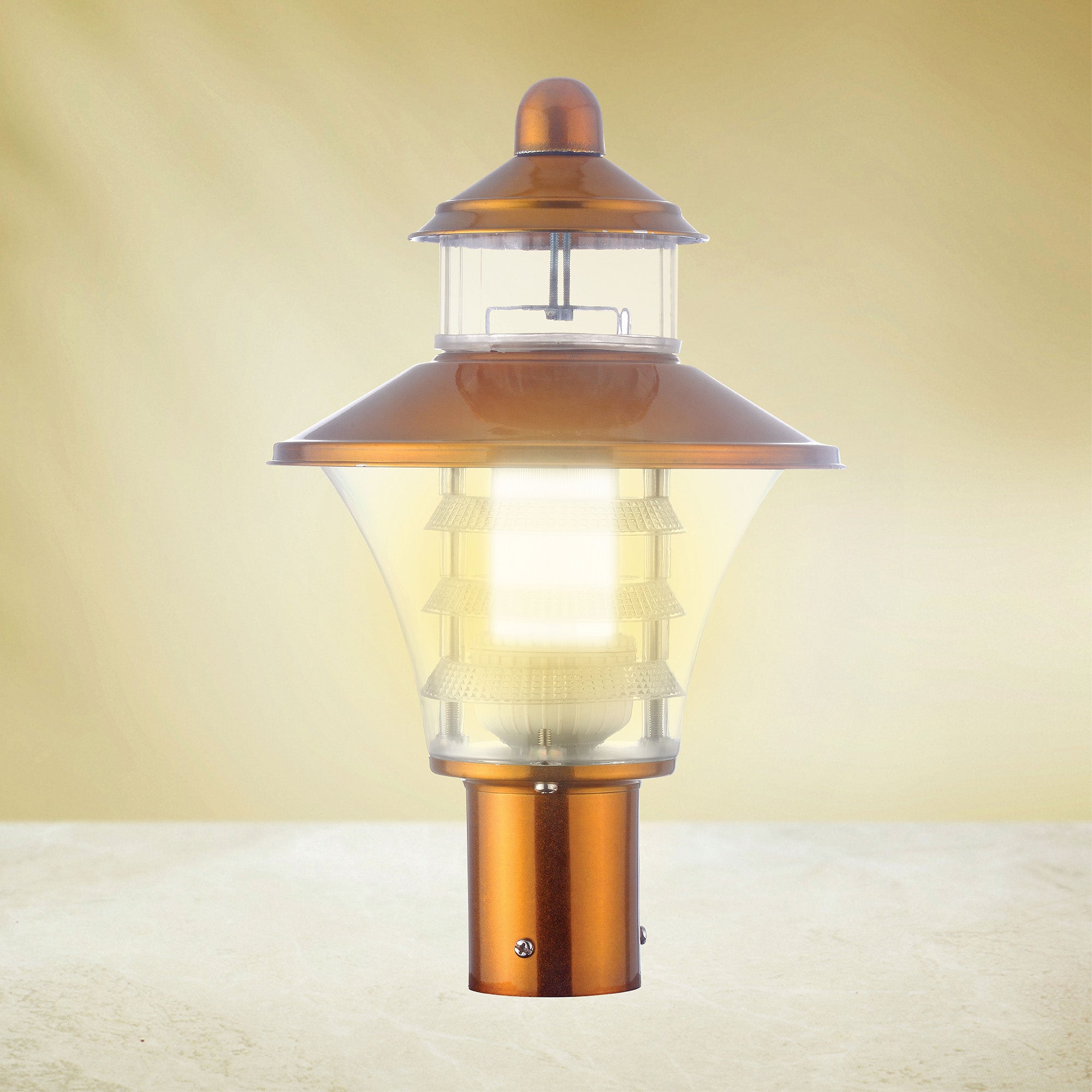 Viva LH LED Gate Light Warm White | Best LED Gate Light Model Online at affordable price Online #color_Gold Trio Luv Clear